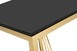 Столик журнальный высокий черное стекло/золото 13RXET8082L-GOLD2