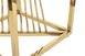 Столик журнальный высокий черное стекло/золото 13RXET8082L-GOLD3